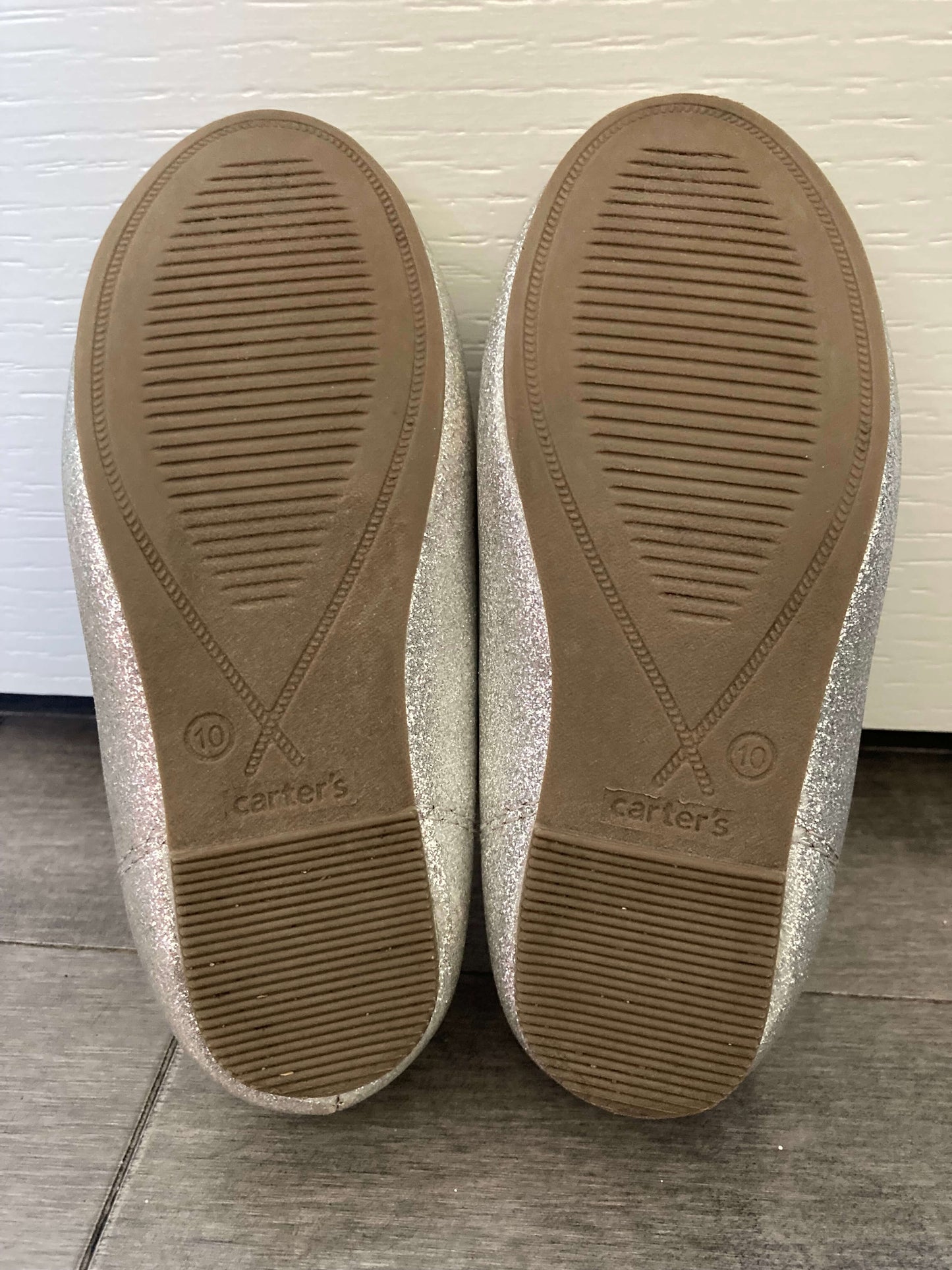 Bunny Silver Shoes, Size 10, Shoes 10 (Toddler:2-4yr)