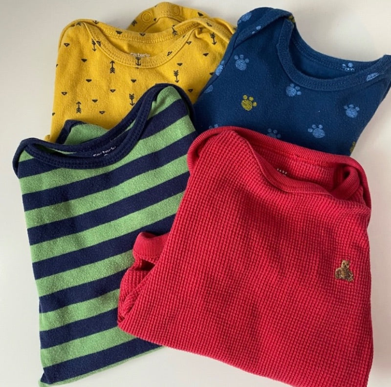 Body suit Bundle, 9 months 4pc, Kids 9 Month (6-9M)