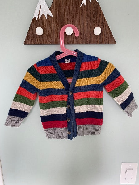 Gap Rainbow Cardigan, 24 month , Kids 24 Month (18-24M)