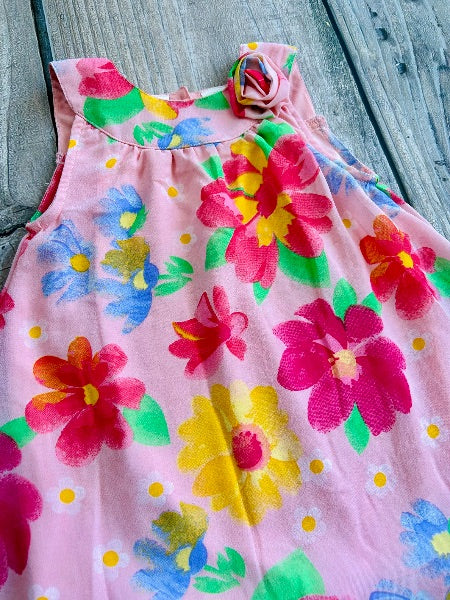 Koala Kids size 3T girls sleeveless floral organza dress, like new, Kids 3T