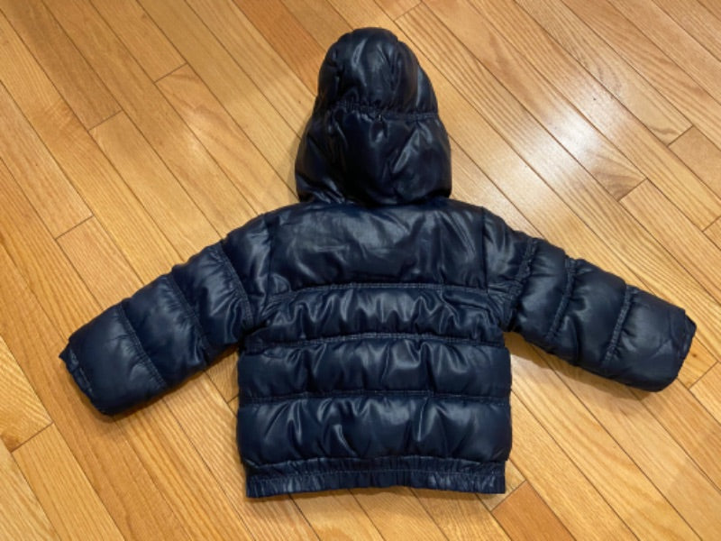 VGUC, D&G Junior Winter Coat, Dolce & Gabbana, Navy, size 9-12mos, Kids 12 Month (9-12M)
