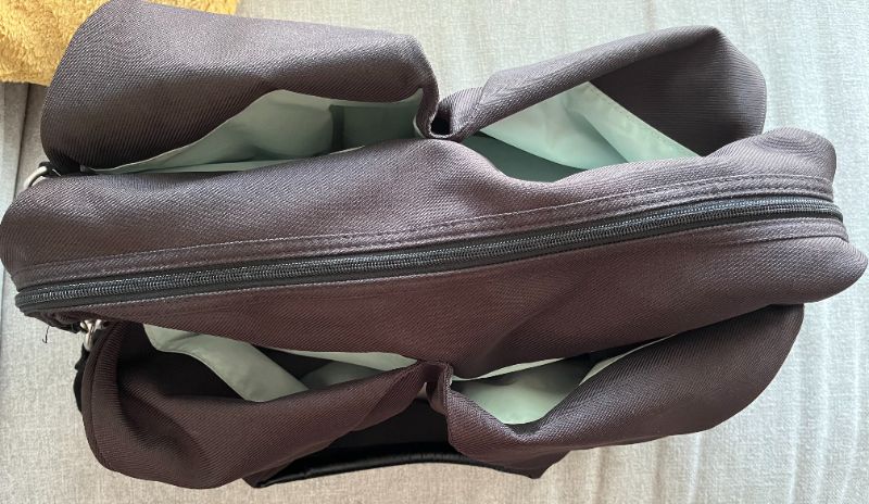 Lassig Black Neckline Diaper Bag