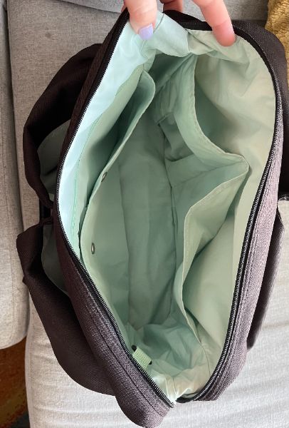Lassig Black Neckline Diaper Bag