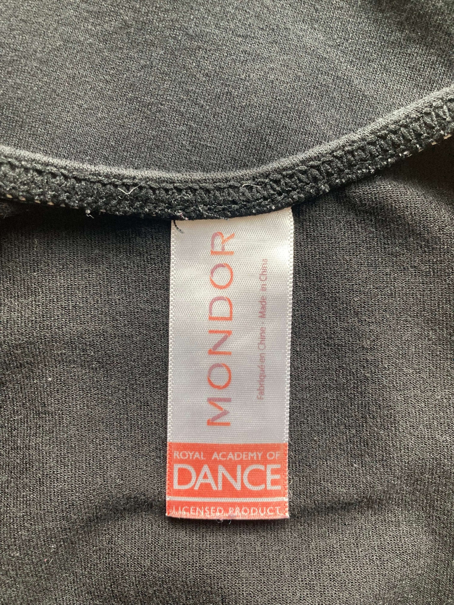 Bundle - 2 Black Dance/ Gymnastics Leotards by Mondor, Size 6 ($50+), Kids 6/6X (extra small)