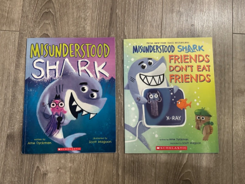Misunderstood Shark book duo