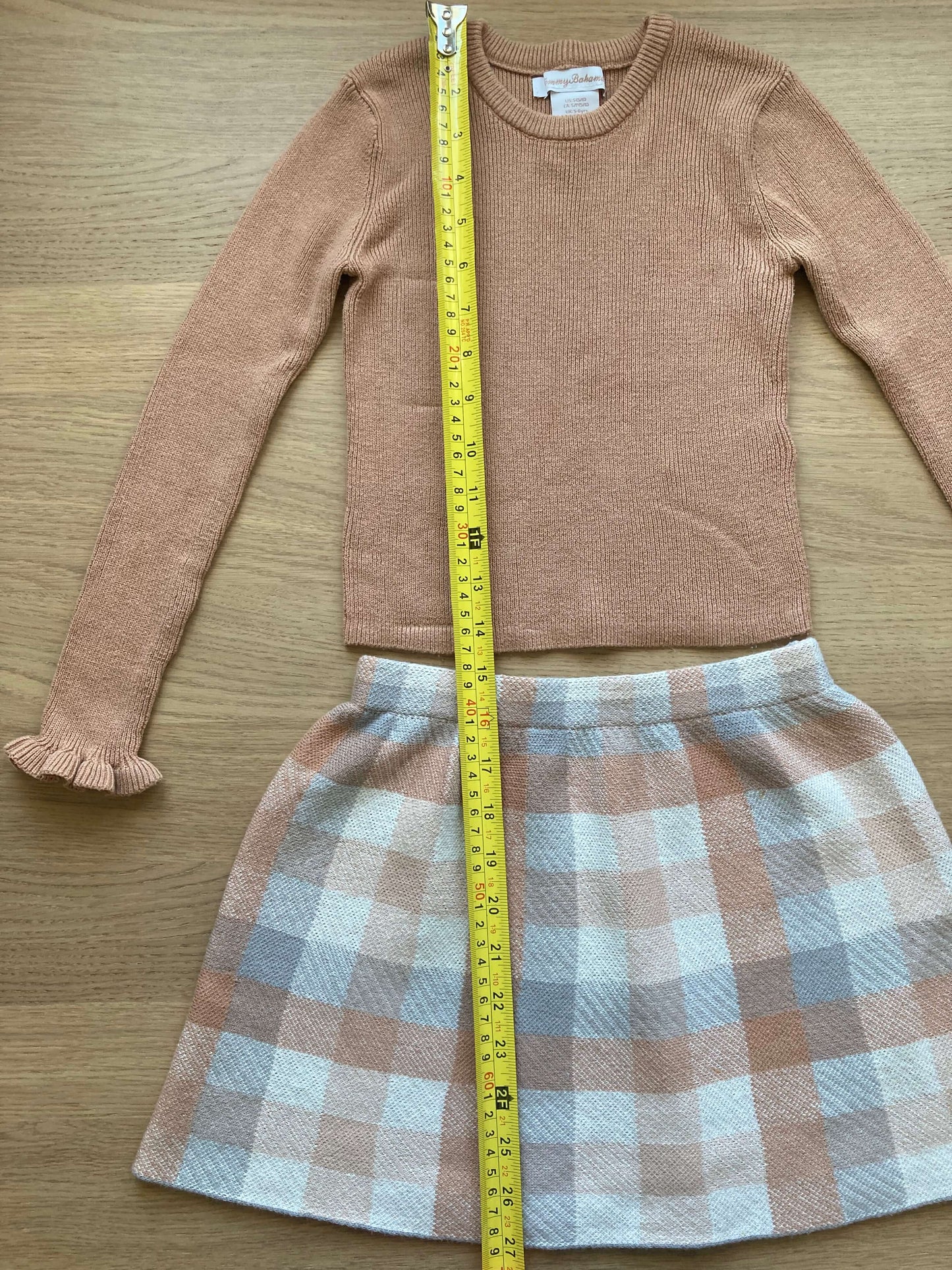 Bundle Caramel Shirt & Skirt by Tommy Bahama, Size 5-6 ($75+), Kids 6/6X (extra small)