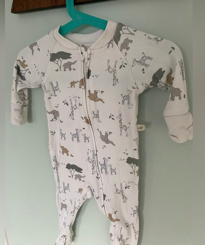 Bamboo Footie Sleeper, 6 months , Kids 6 Month (3-6M)