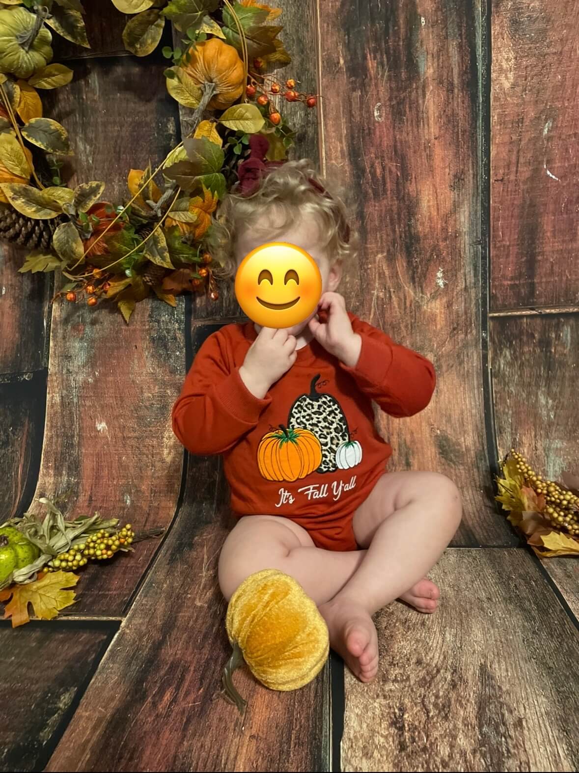 "It's Fall Ya'll" Long Sleeve One Piece Fall Romper Baby Girl 12-18 Months , Kids 18 Month (12-18M)