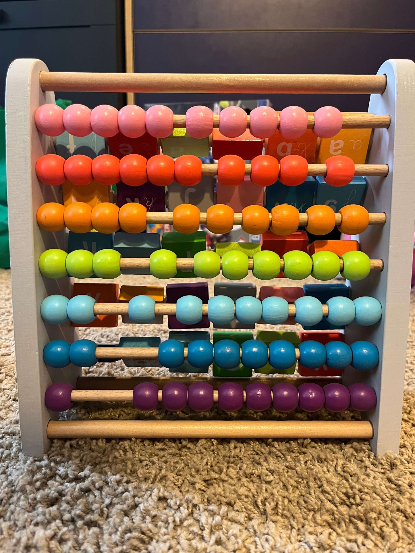 J'adore, Wooden, 2 in 1, ABC letters and Abacus