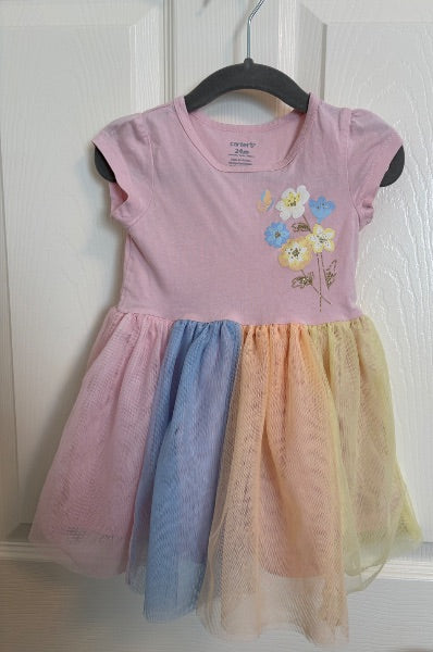 Carters Baby Girl 24 Months Spring Dress , Kids 24 Month (18-24M)