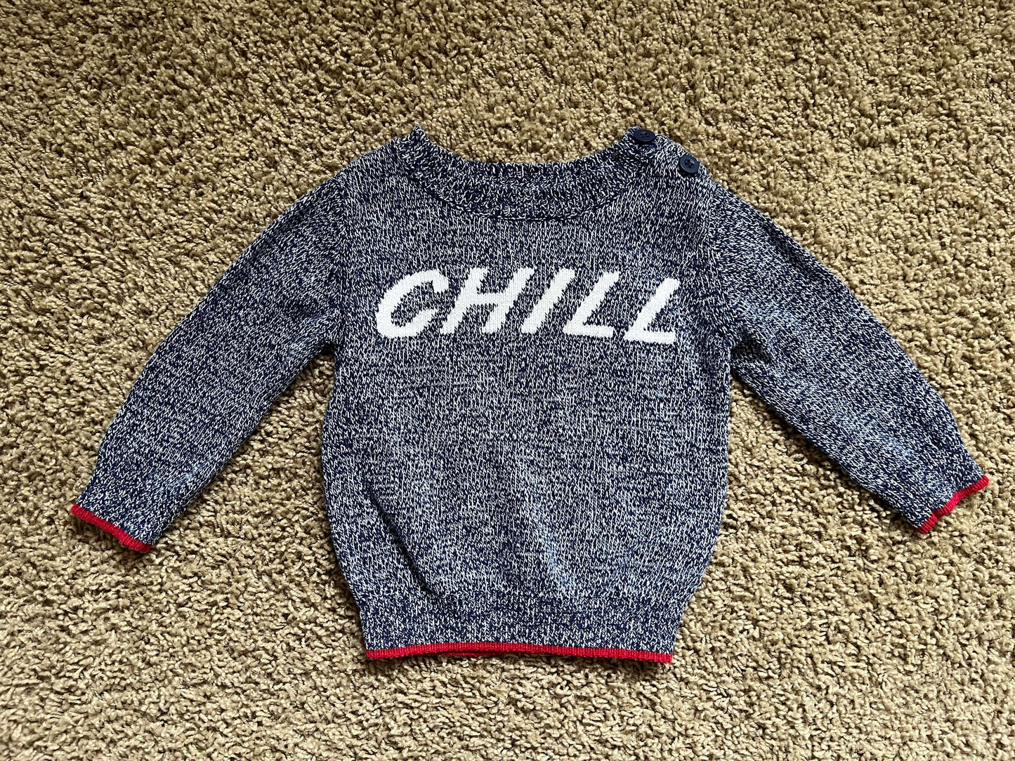 Joe Fresh, boy, blue, sweater, 12-18 months, Kids 18 Month (12-18M)