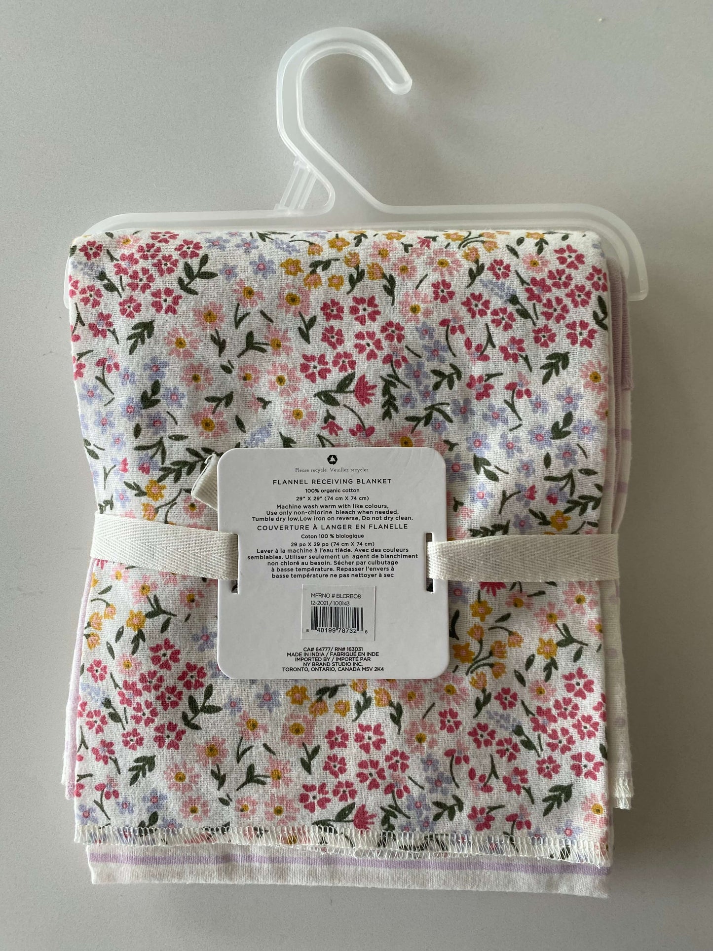 Set of 4 Receiving Blankets