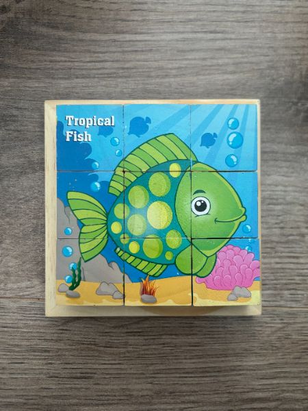 Multisided Sea Life Puzzle, 9 piece, Cube Puzzle