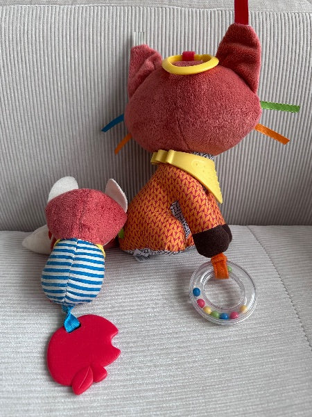 Skip Hop bandana buddies fox newborn/toddler toys