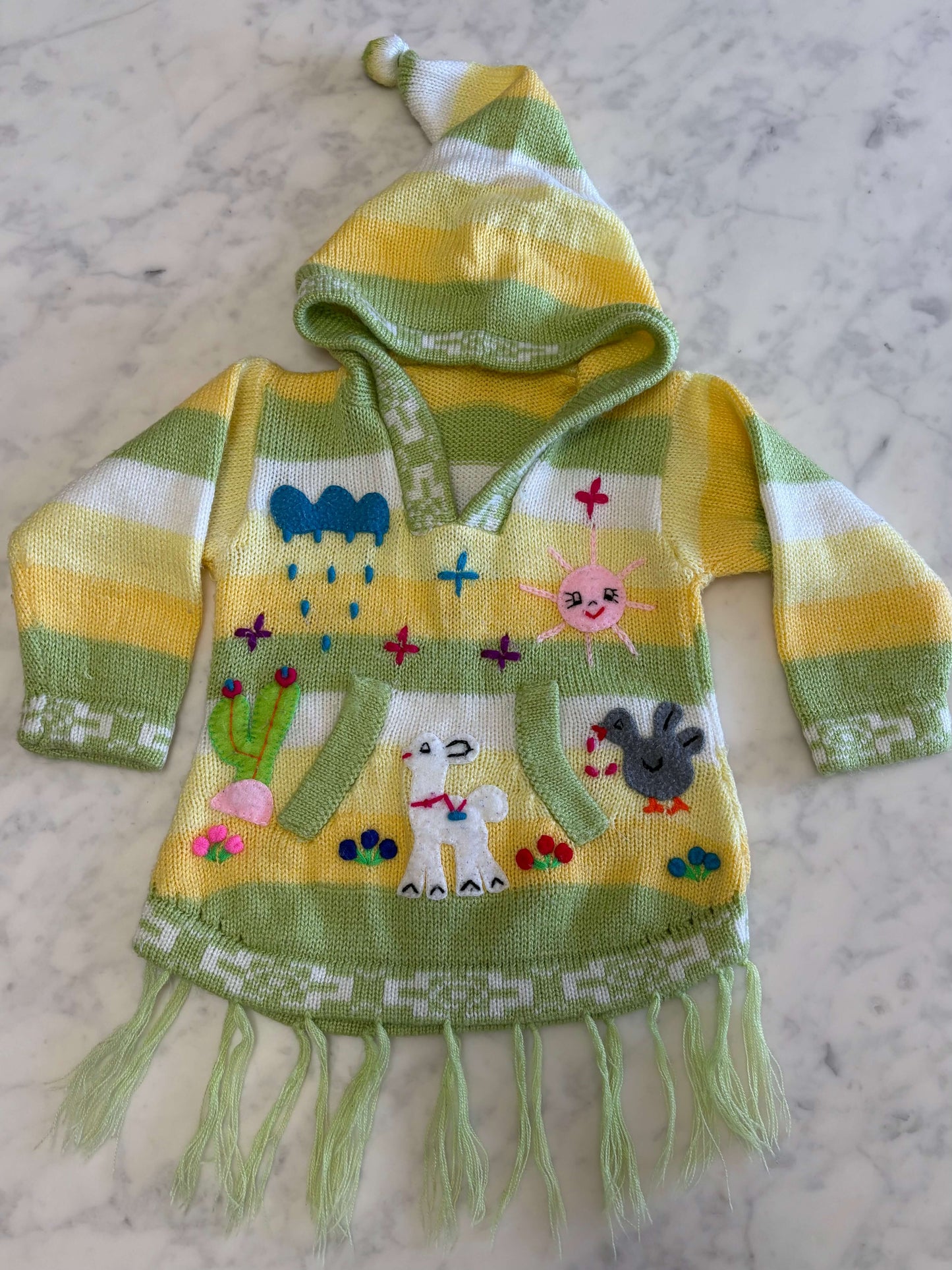 12m+ Peruvian Handmade Sweater, Kids 18 Month (12-18M)