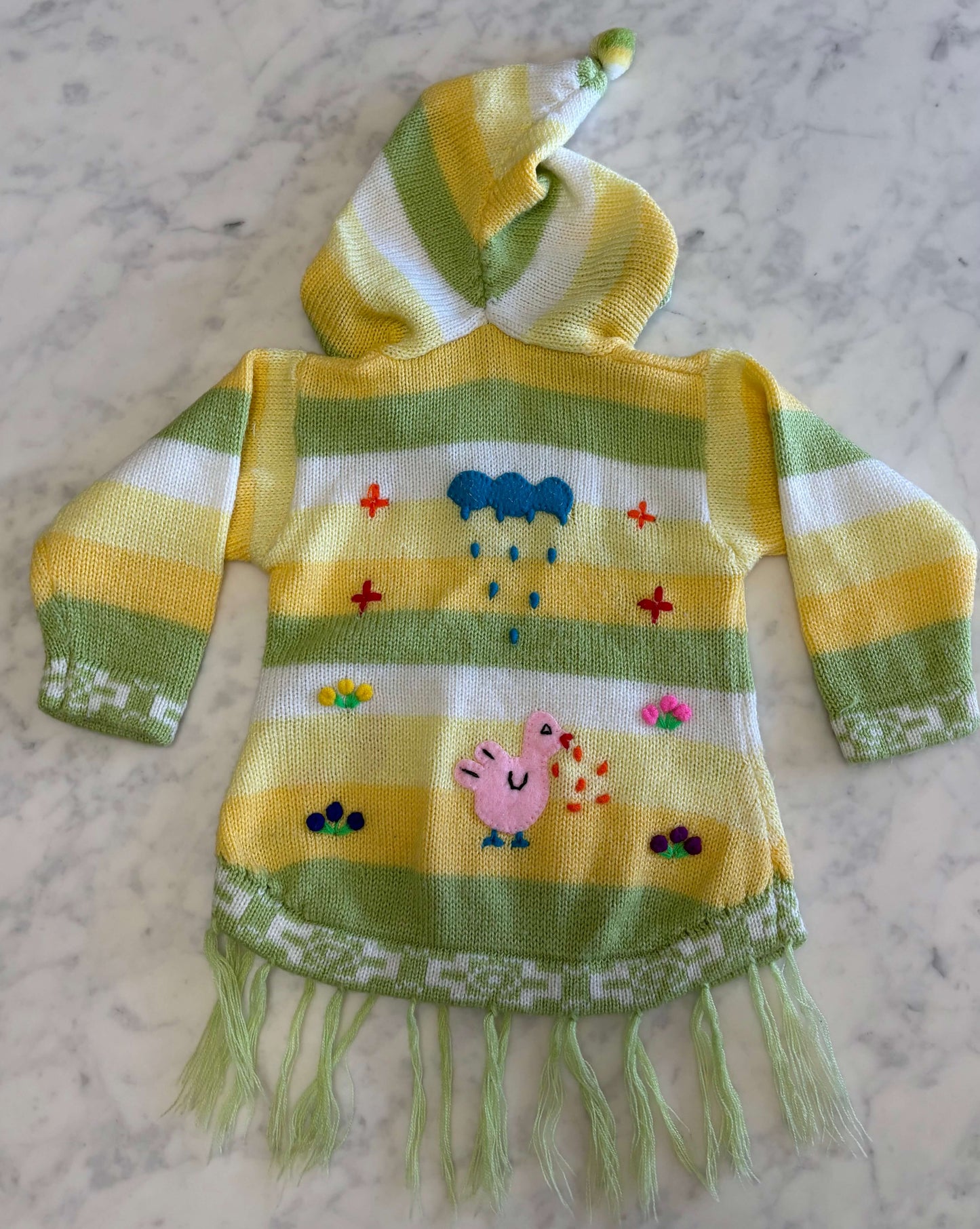 12m+ Peruvian Handmade Sweater, Kids 18 Month (12-18M)