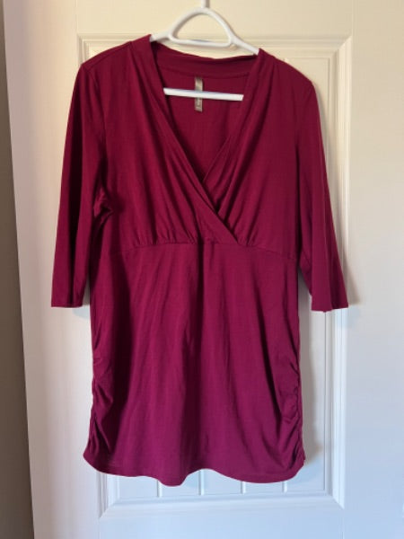 Thyme Maternity red nursing top XL, Maternity XL (16-18)