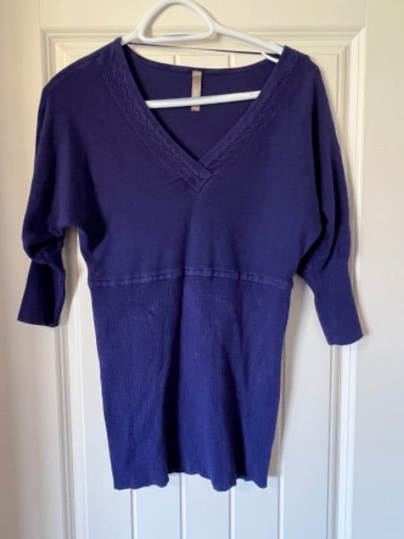 *Thyme maternity blue/purple maternity sweater xl, Maternity XL (16-18)