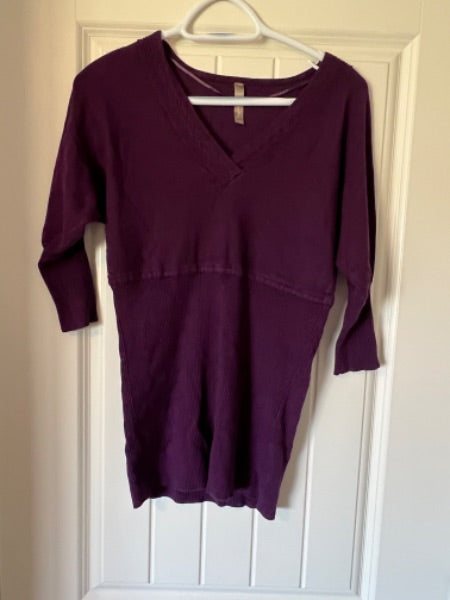 *Thyme maternity purple maternity sweater xl, Maternity XL (16-18)