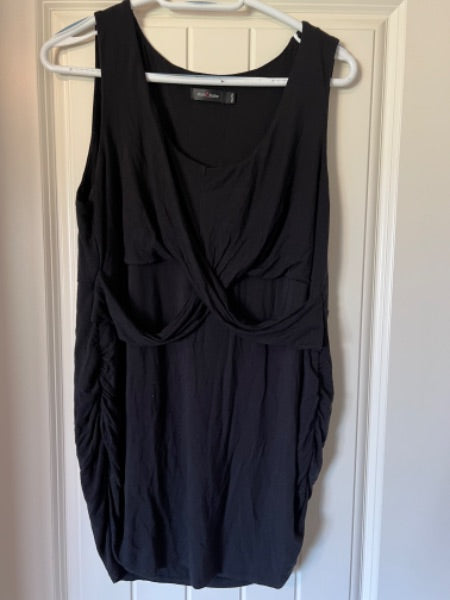 *Stork and babe dressy maternity nursing black tank top. Retails $70, Maternity 2XL+ (18+)