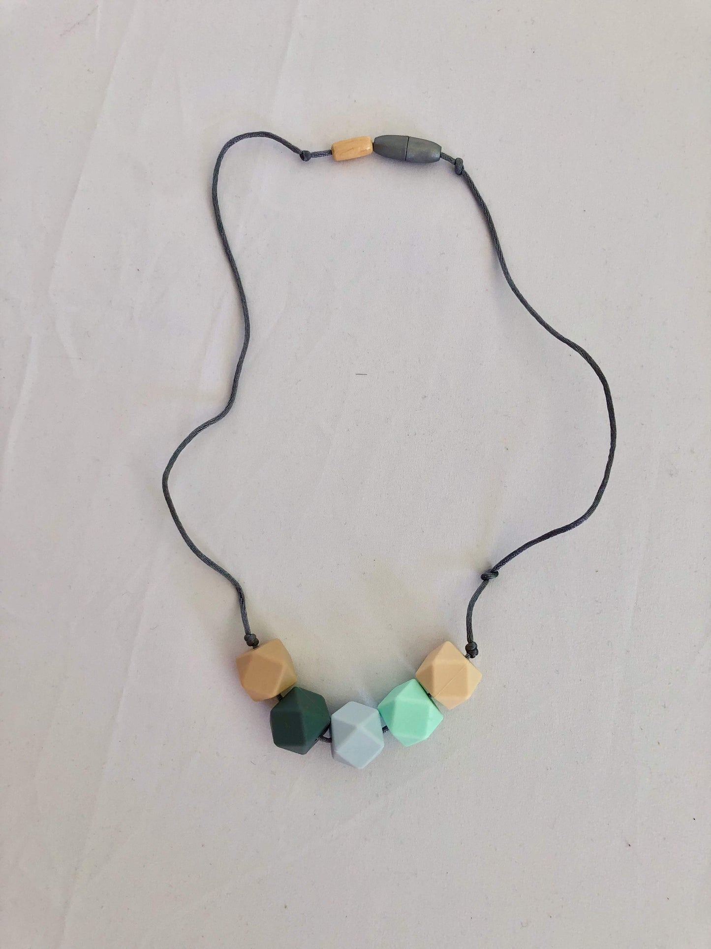 Silicone Geometric Teething Necklace