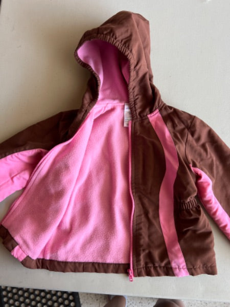 Fleece lined outdoor jacket 3T water resistant , Kids 3T