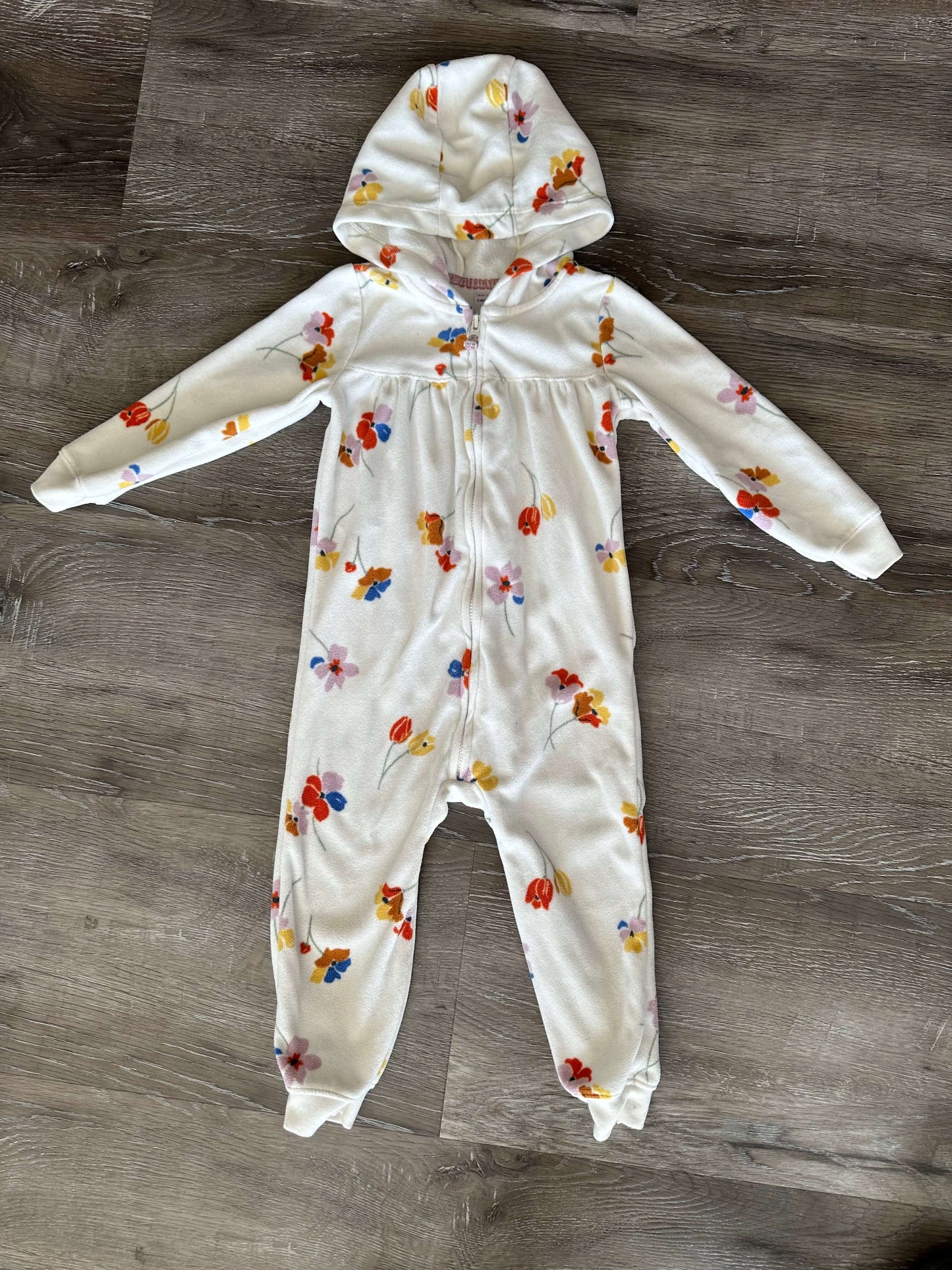 2 Fleece Hooded Rompers, Carters, 24 Months, EUC, Kids 24 Month (18-24M)
