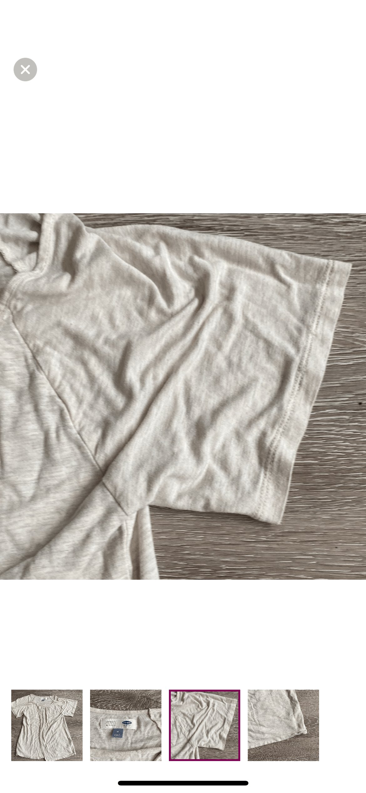 Old Navy Size Medium Oatmeal Maternity top, Maternity M (8-10)