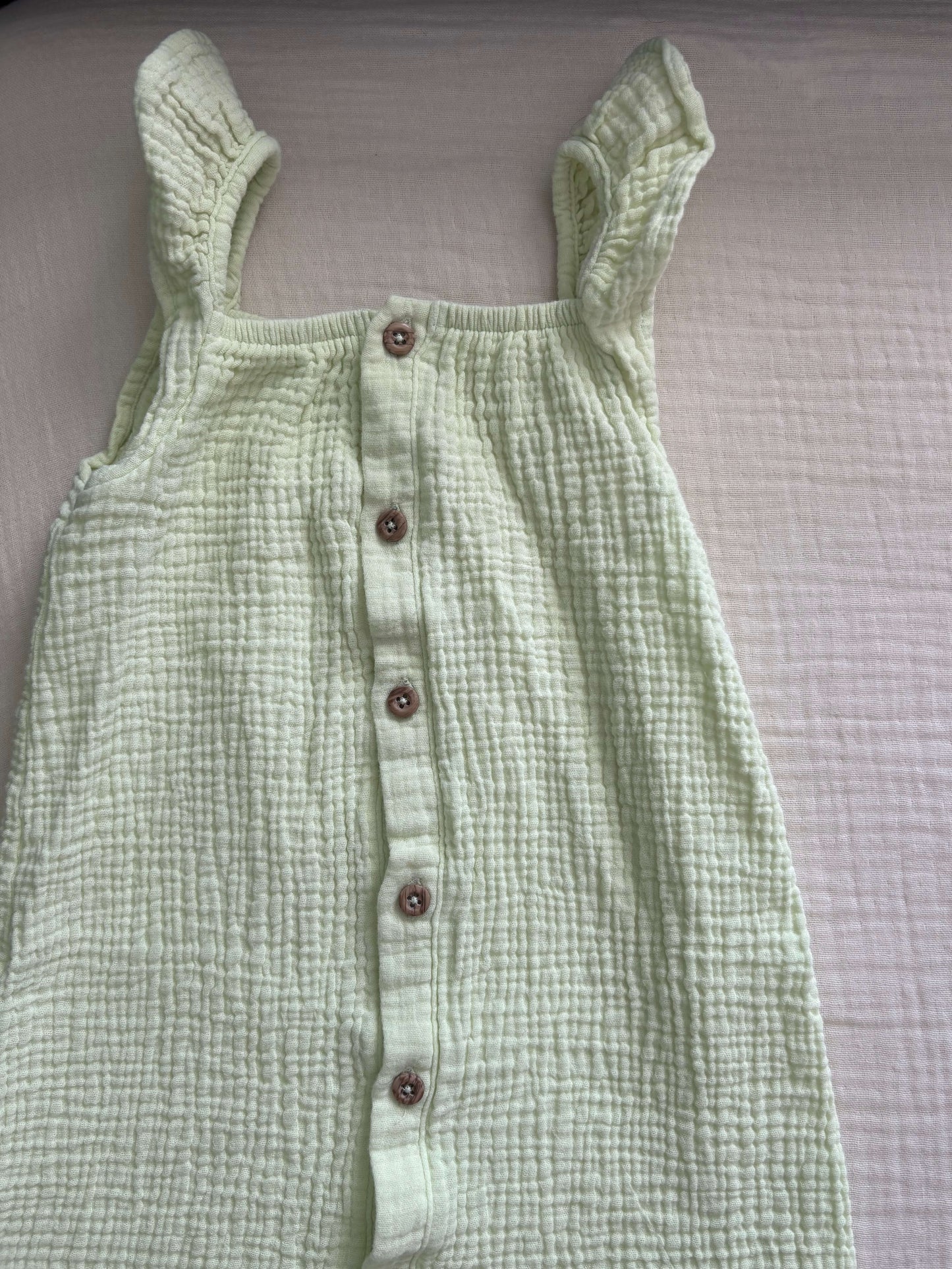 3T Toddler Girls Ruffle Sleeved Summer Romper , Kids 3T