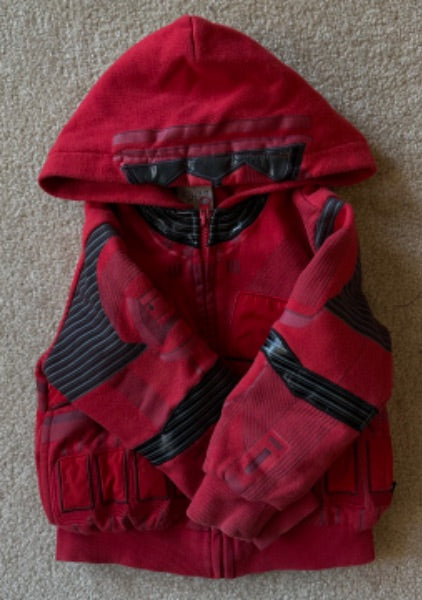 Red Star Wars hoodie, Kids 4/4T