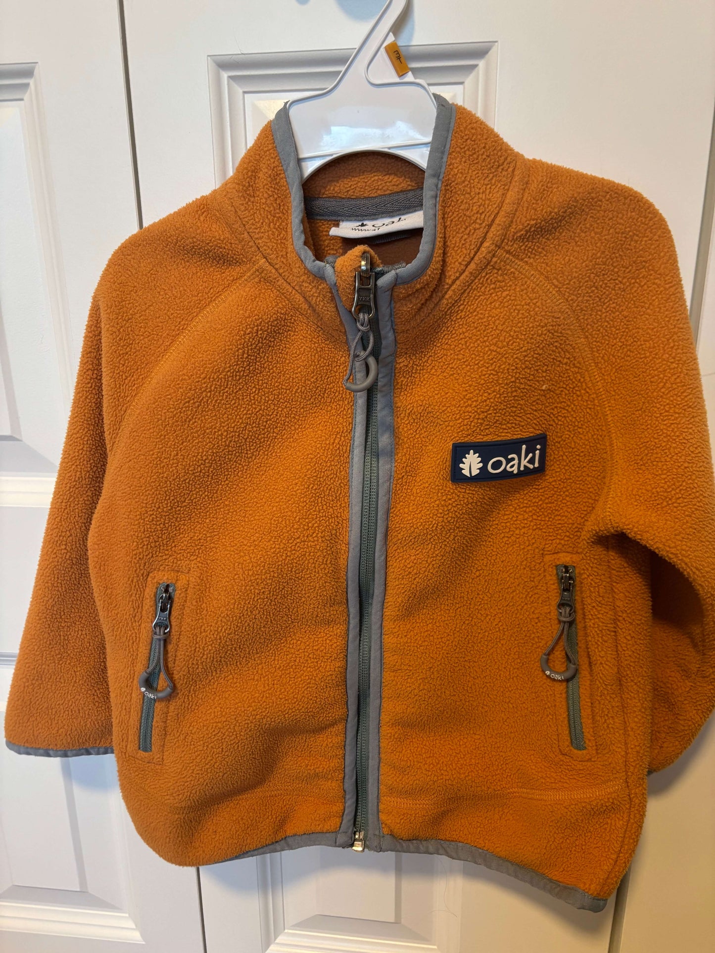 Oaki Fleece Jacket, ET, Burnt Orange, MSRP $45+, Kids 4/4T