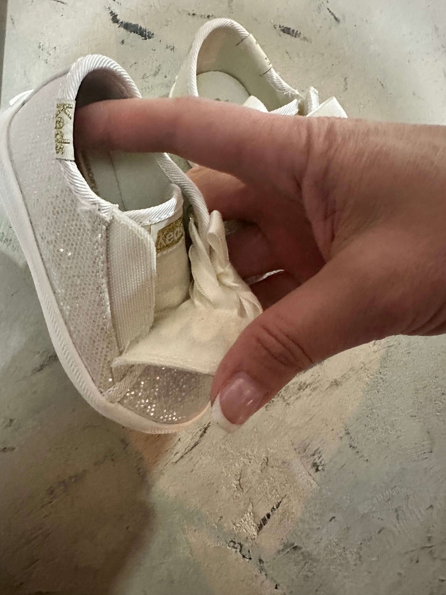 Girls fancy keds , Shoes 4.5 (Walkers:12-24 mth)