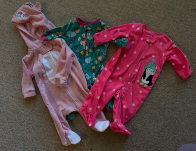 Long sleeve sleeper bundle , Kids 3 Month (0-3M)