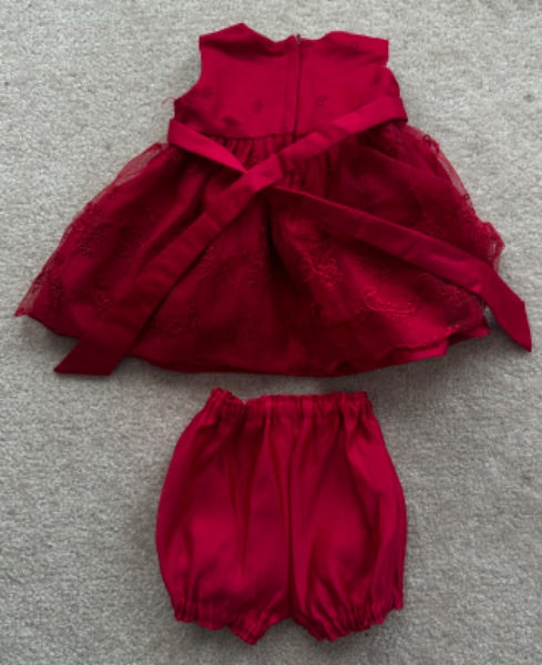 Princess Faith red dress, Kids 6 Month (3-6M)