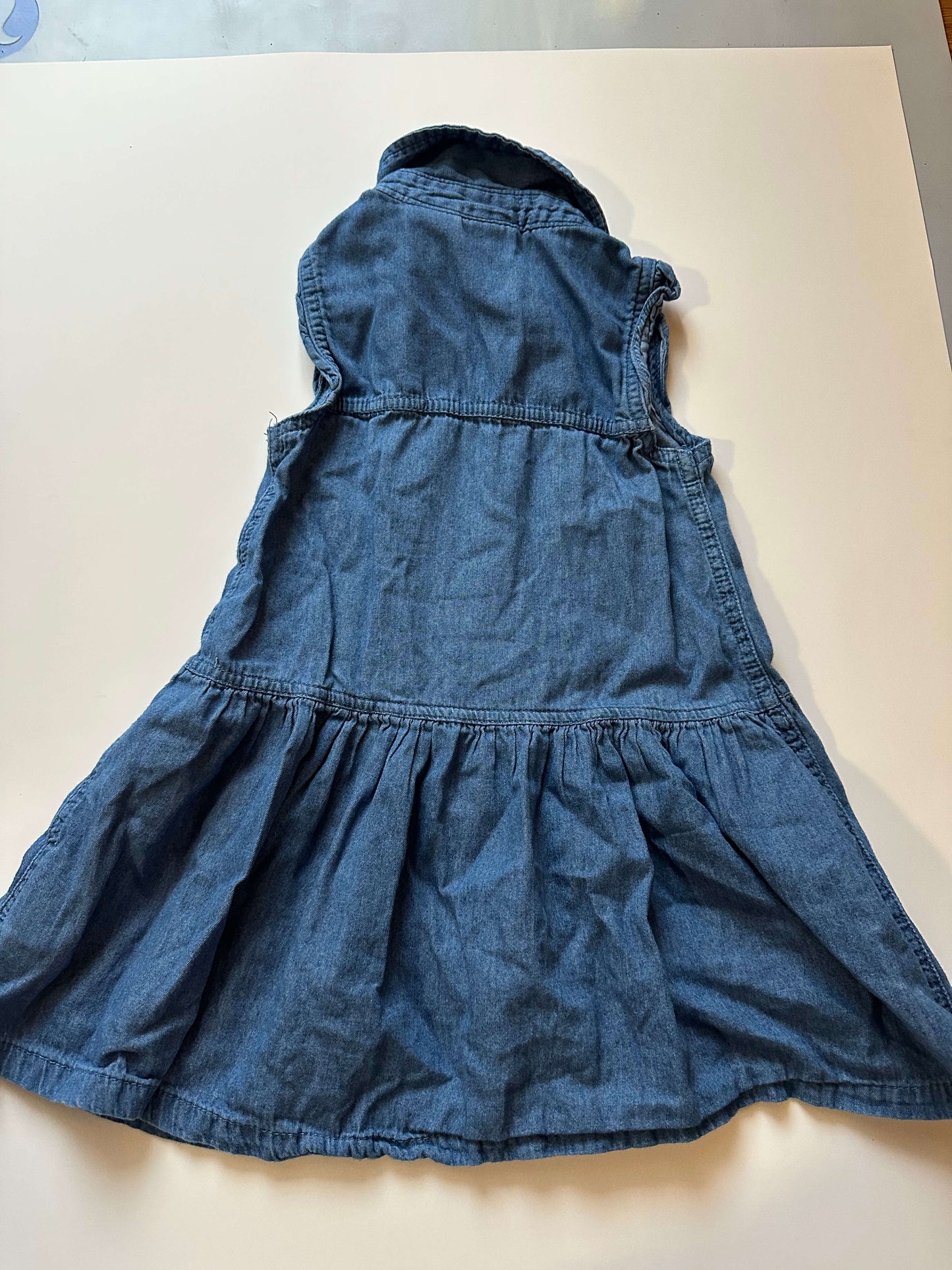 Calvin Klein Embroidery Dress Size 4, Kids 4/4T
