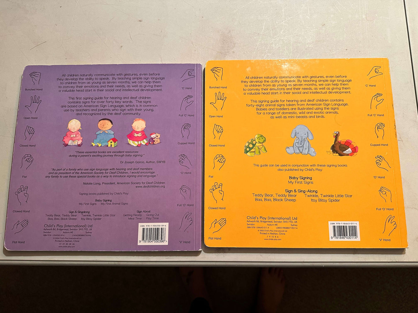 My first signs books