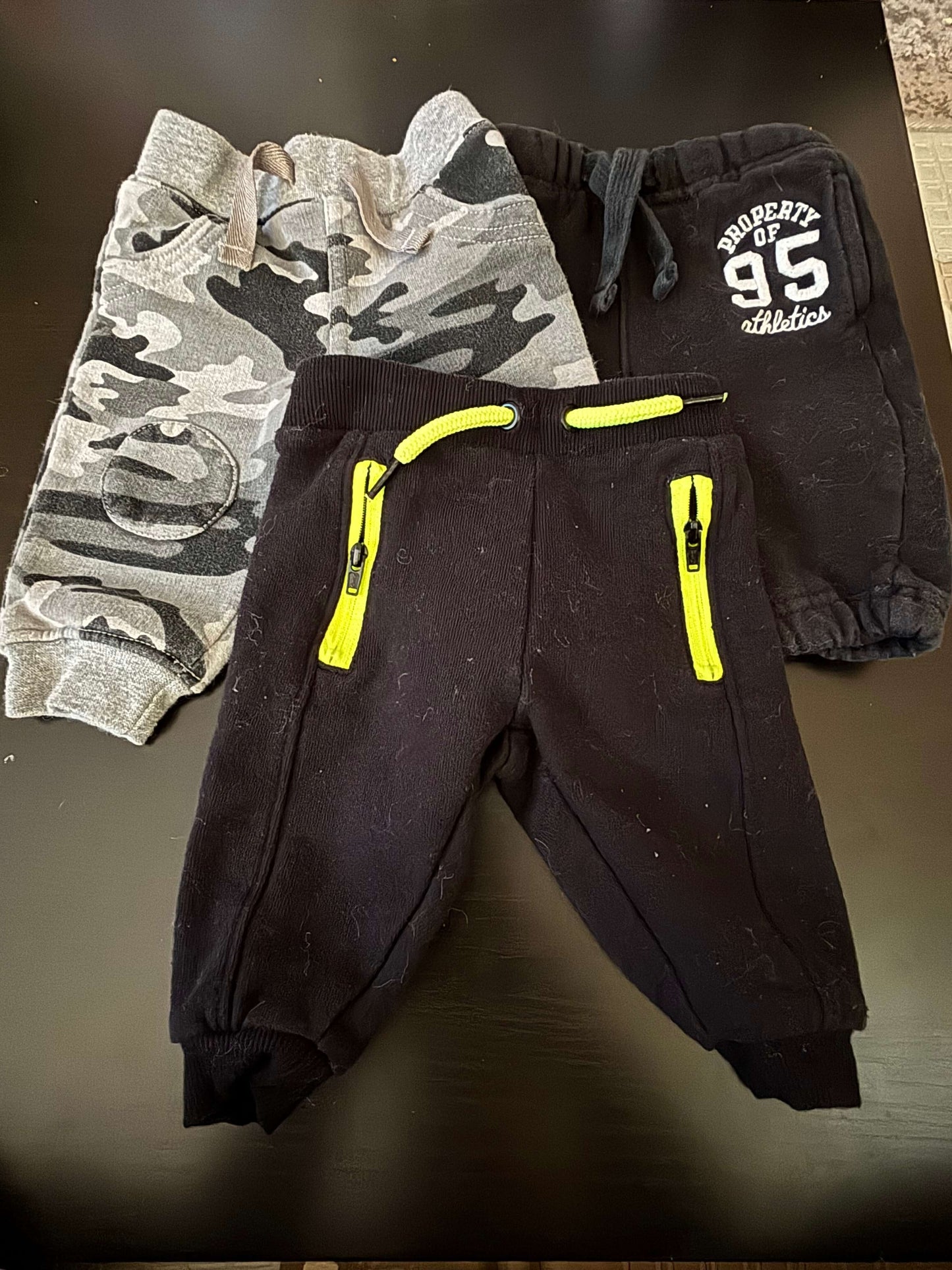 0-3m Pants Bundle of 6 + 1 pair of shorts, Kids 3 Month (0-3M)