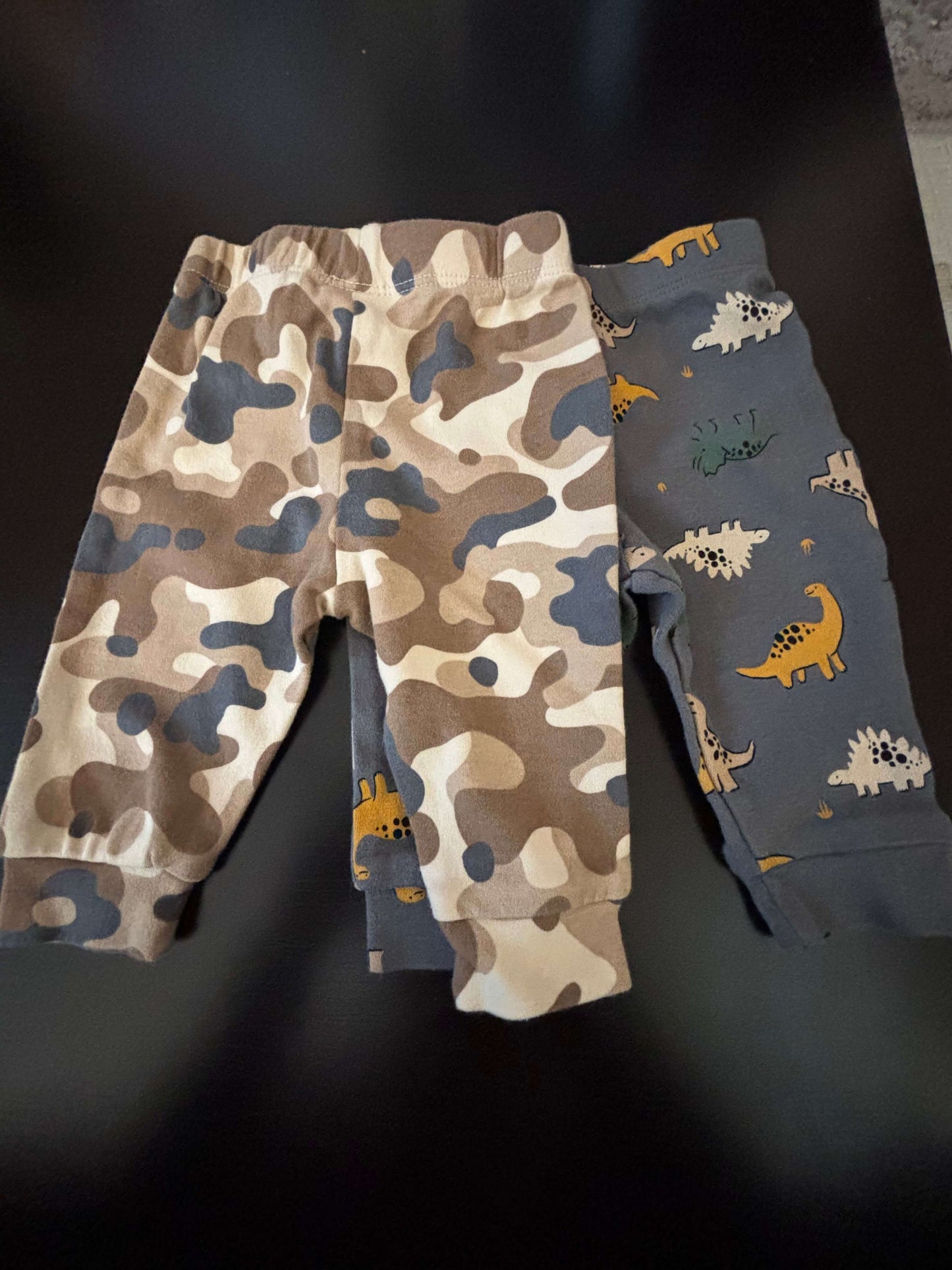 0-3m Pants Bundle of 6 + 1 pair of shorts, Kids 3 Month (0-3M)