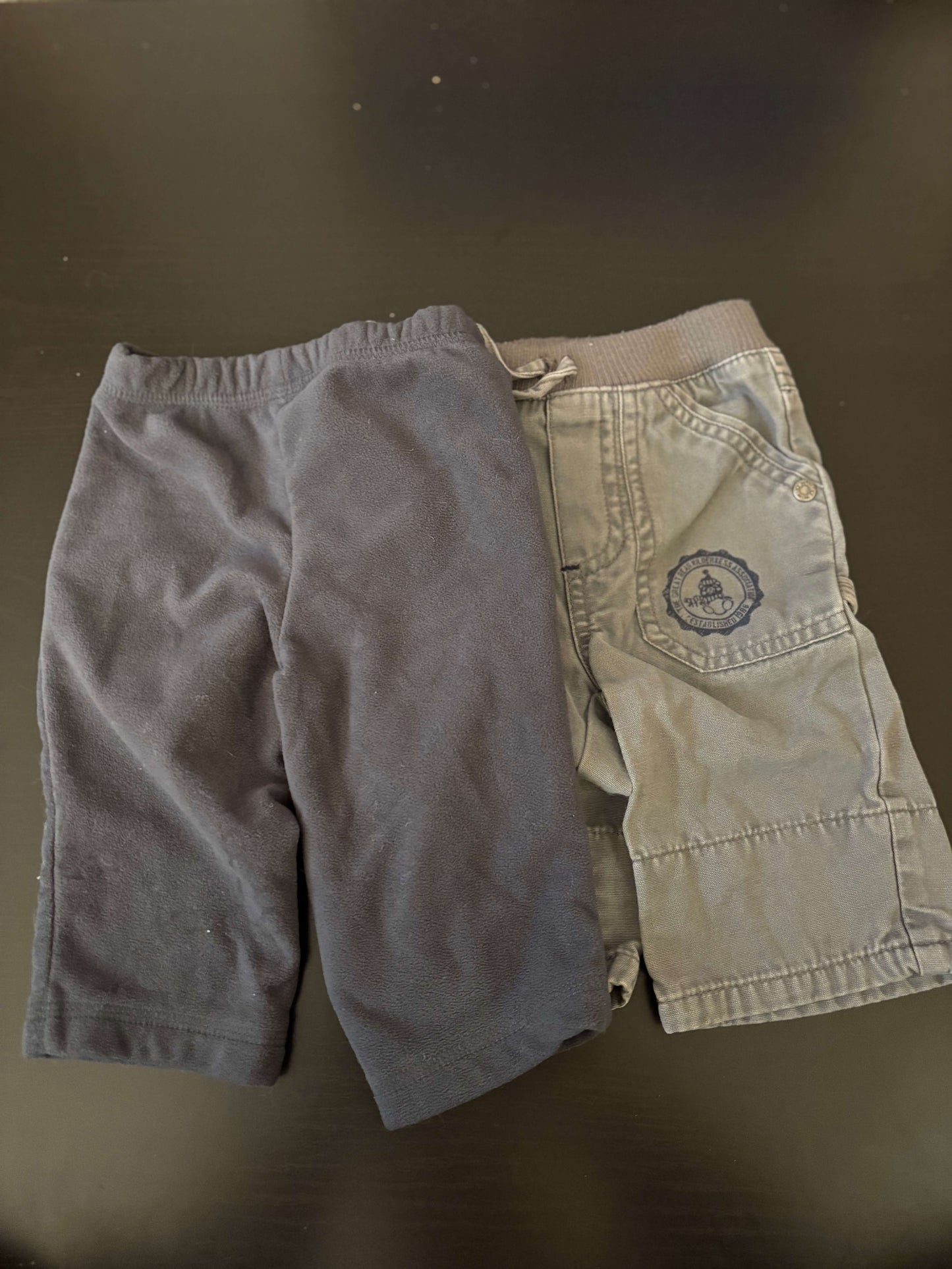 0-3m Pants Bundle of 6 + 1 pair of shorts, Kids 3 Month (0-3M)