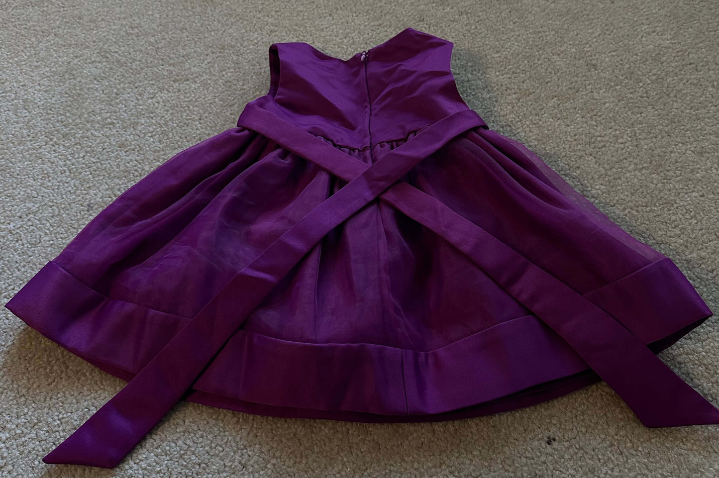 Princess Faith purple party dress, Kids 12 Month (9-12M)