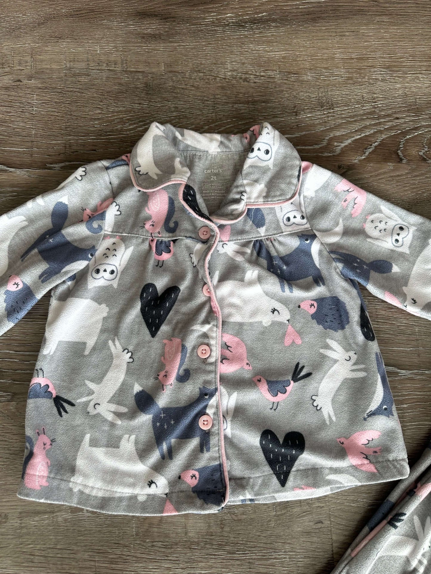 2 Piece Pajama Set, Carter’s, 2T, Kids 2T