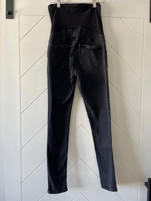 Skinny Black Maternity Jeans, Motherhood Maternity, Size Small, Maternity S (4-6)