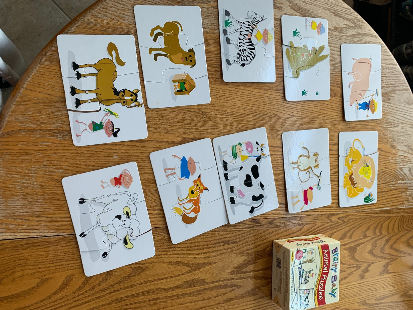 Toddler puzzle matching