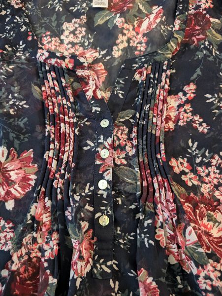 Motherhood Maternity Flower Top, Large, Maternity L (12-14)