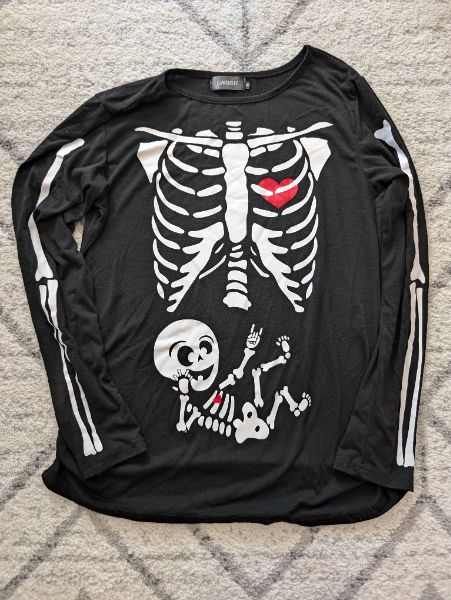 Maternity Halloween Shirt, Medium, Maternity M (8-10)