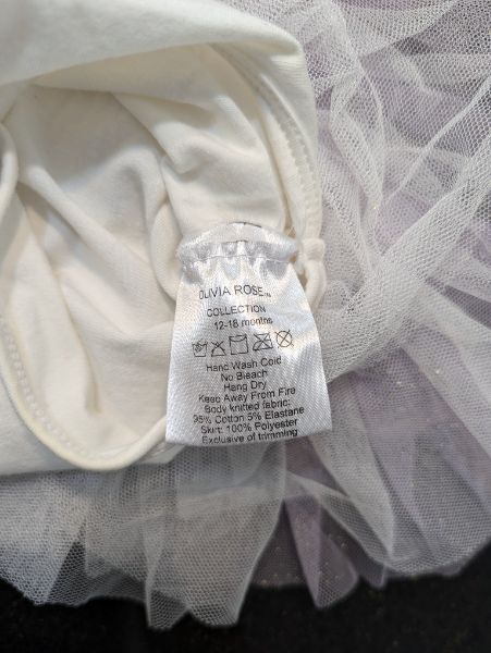 Olivia Rose Bodysuit with Tutu, Kids 18 Month (12-18M)