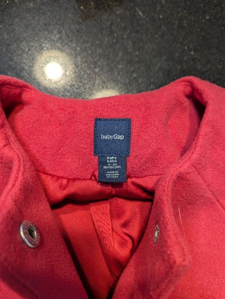 Baby Gap Pink Dressy Winter Jacket - 18-24M, Kids 24 Month (18-24M)