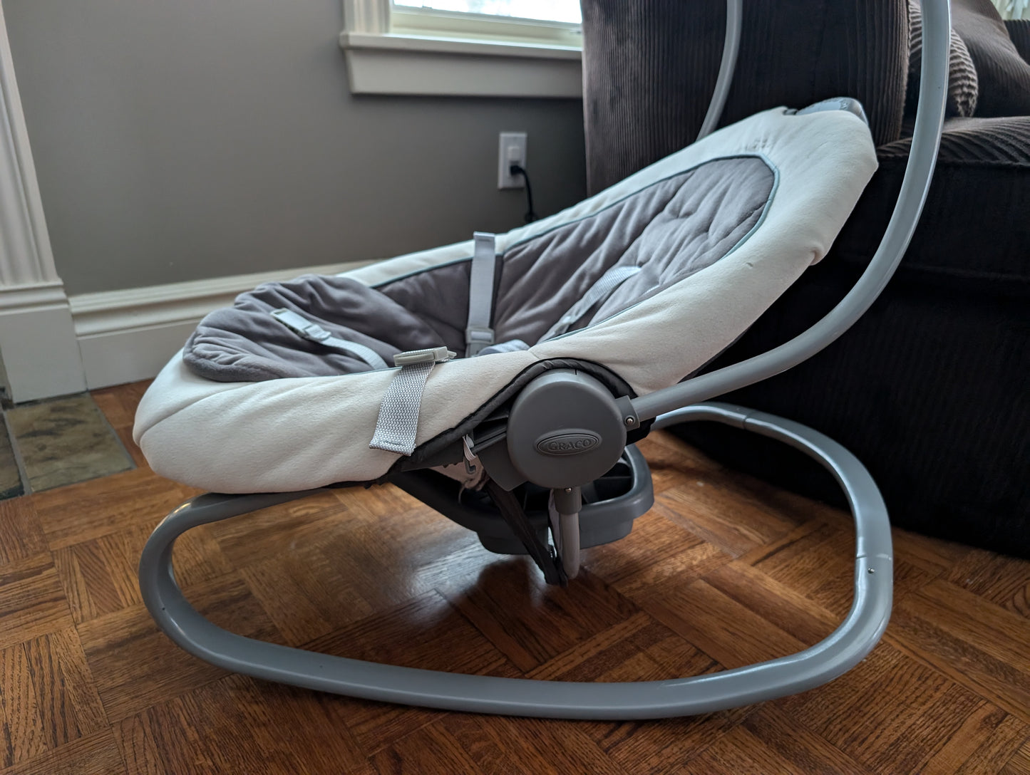 Graco DuetSoothe Swing & Rocker-2 in 1 Space Saver! MSRP: $250+CAD