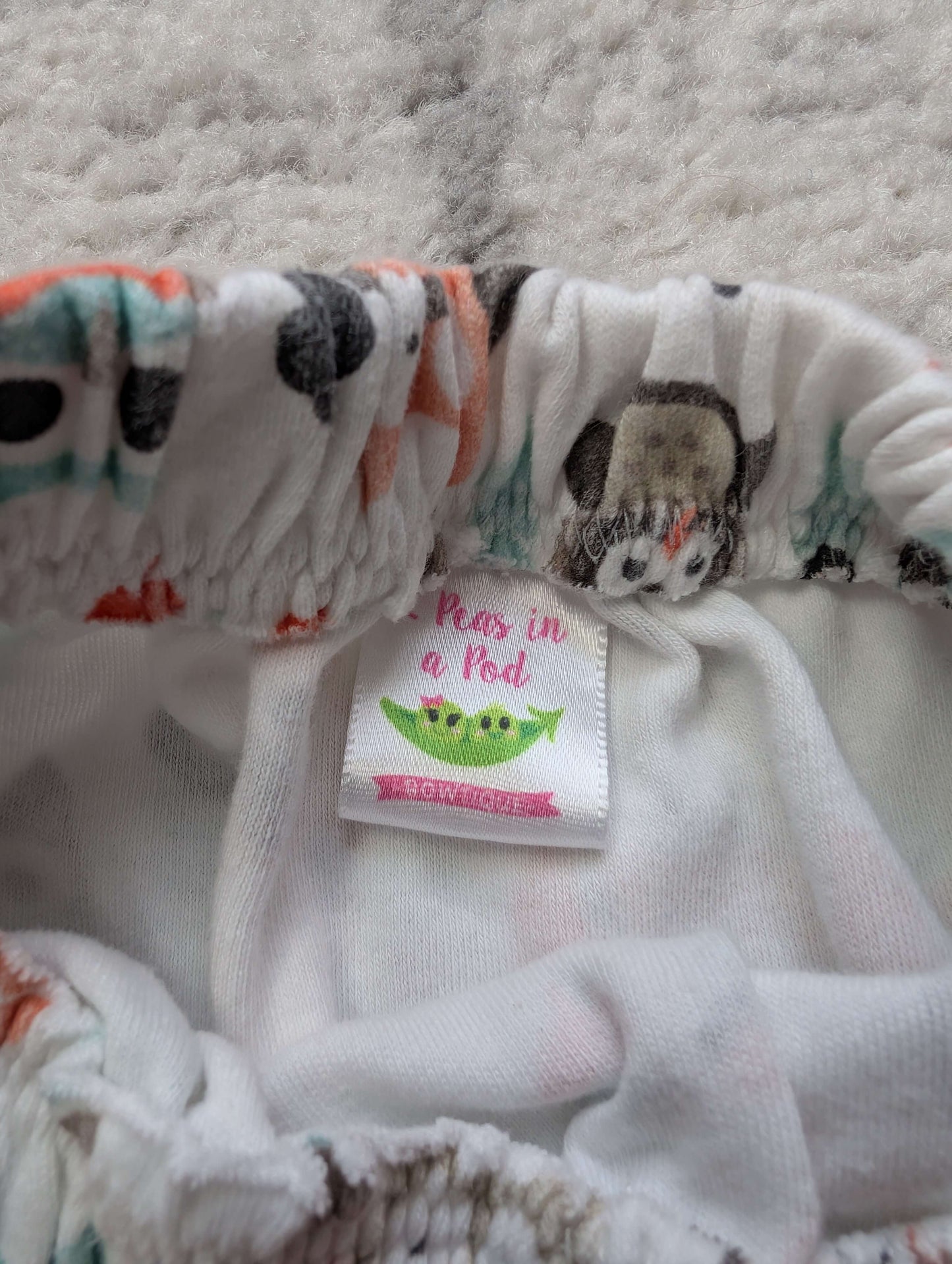 2 Peas in A Pod, Small Shop, Gender Neutral Slouchy Pants, Owls, 0-3M, Kids 3 Month (0-3M)