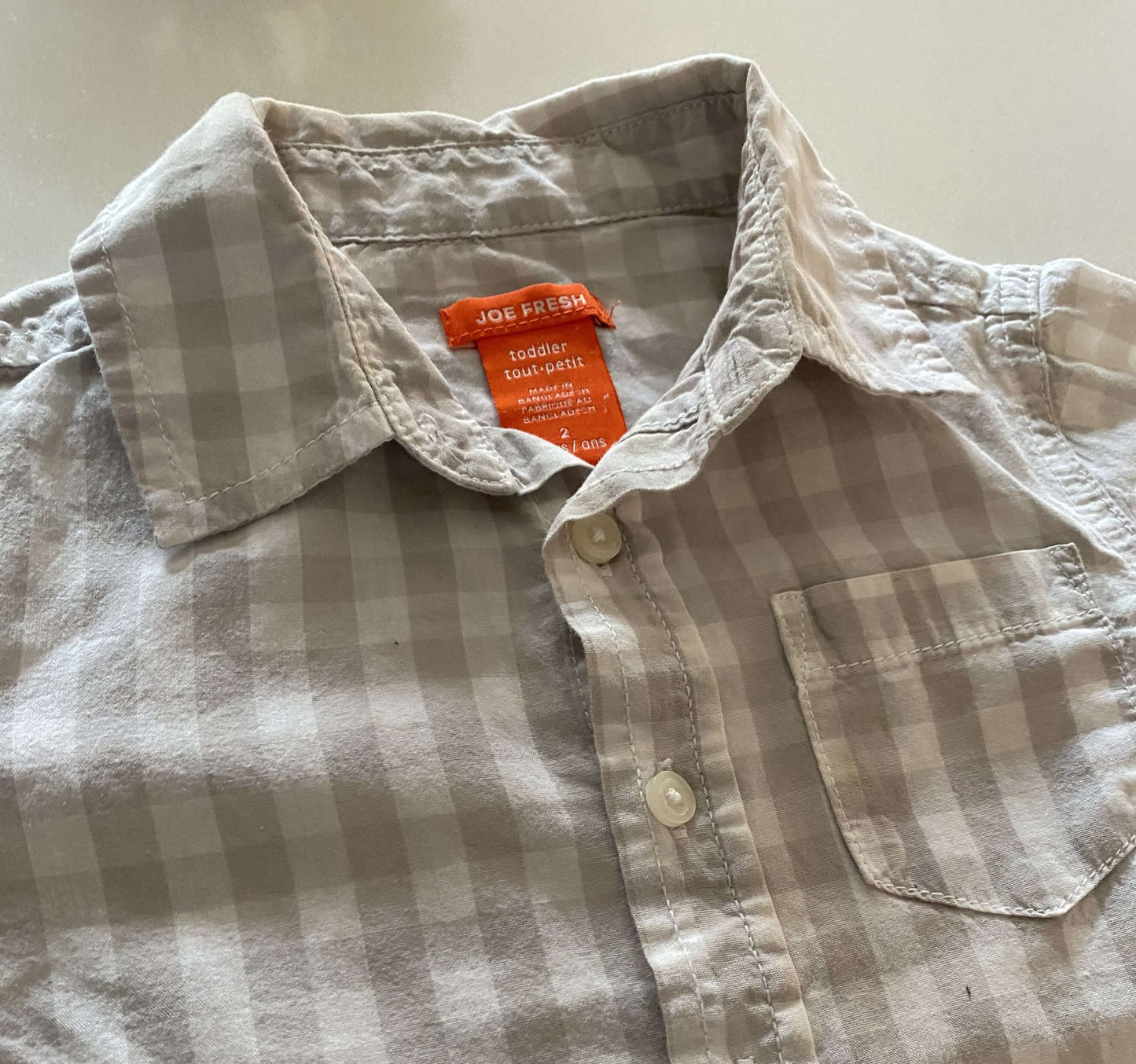 2T summer button-down shirt, Kids 2T